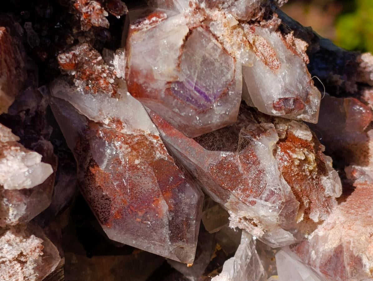 Natural XL Red Hematoid Crystal Cluster x 1 From Orange River, South Africa - Toprock Gemstones and Minerals 