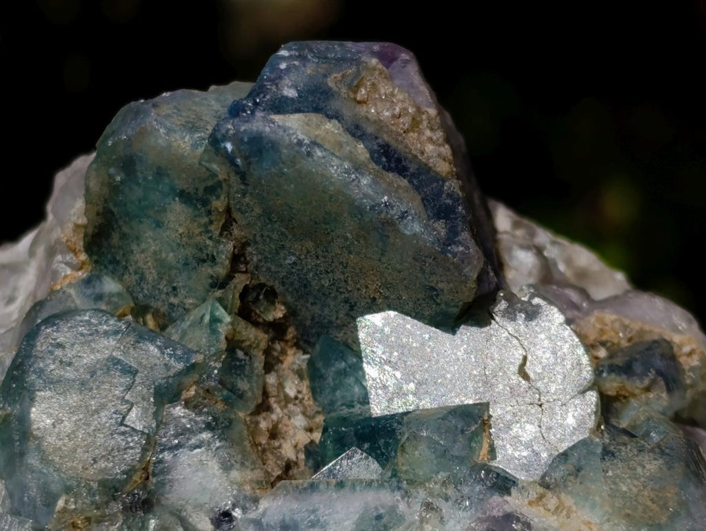 Natural Cabinet Size Green Cubic Fluorite Specimens x 3 From Mandrosonoro, Madagascar - Toprock Gemstones and Minerals 