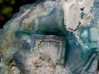 Natural Cabinet Size Green Cubic Fluorite Specimens x 3 From Mandrosonoro, Madagascar - Toprock Gemstones and Minerals 
