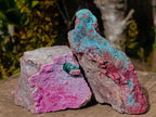 Natural Salrose Cobaltoan Dolomite Specimens with Associated Minerals x 3 From Kakanda, Congo - Toprock Gemstones and Minerals 