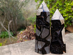 Polished and Natural Septerye Sauvage Display Crystals x 2 From Mahajanga, Madagascar - Toprock Gemstones and Minerals 