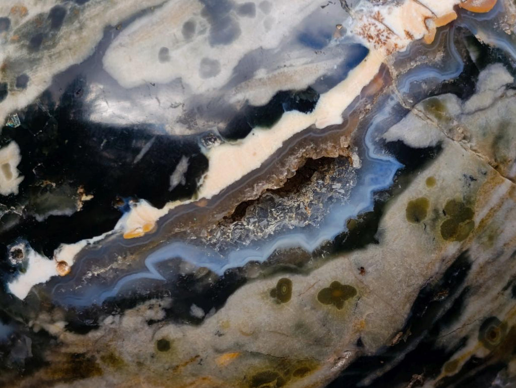 Polished XL Ocean Jasper Sphere x 1 From Boeny, Madagascar - Toprock Gemstones and Minerals 
