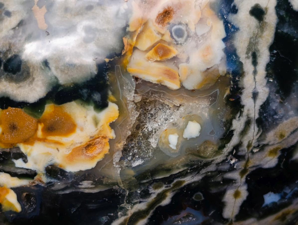 Polished XL Ocean Jasper Sphere x 1 From Boeny, Madagascar - Toprock Gemstones and Minerals 
