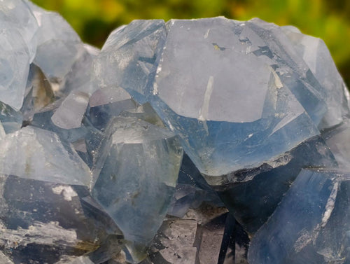 Polished and Natural Large Blue Celestite Egg x 1 From Sakoany, Madagascar - Toprock Gemstones and Minerals 