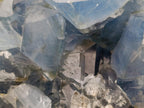 Polished and Natural Large Blue Celestite Egg x 1 From Sakoany, Madagascar - Toprock Gemstones and Minerals 