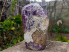 Polished Large Rare Anhydrite Standing Display Piece x 1 Tulear, Madagascar - Toprock Gemstones and Minerals 