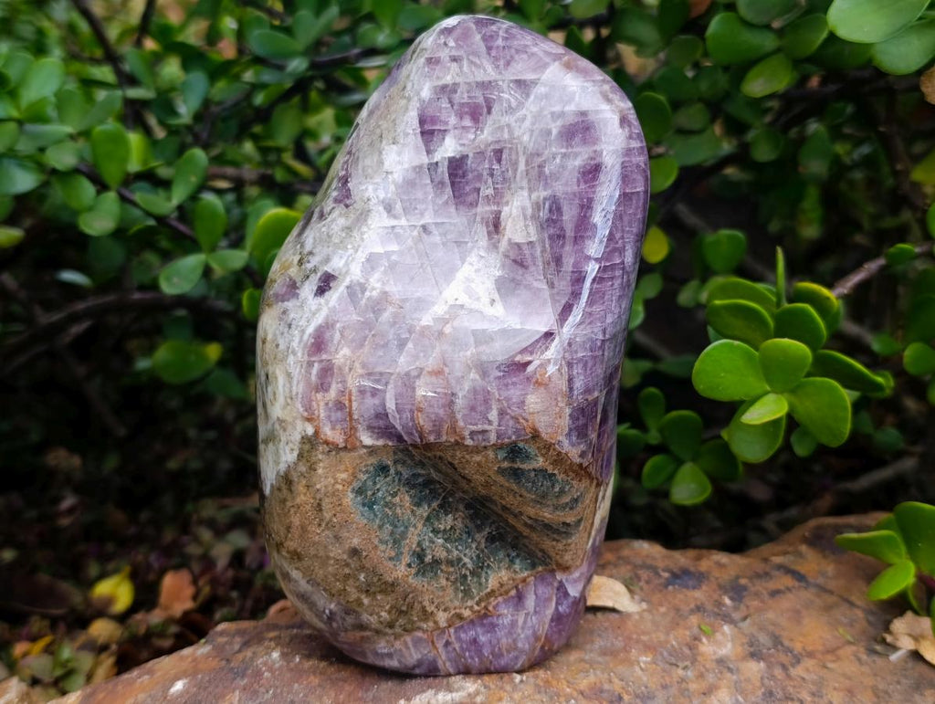 Polished Large Rare Anhydrite Standing Display Piece x 1 Tulear, Madagascar - Toprock Gemstones and Minerals 