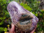 Polished Large Rare Anhydrite Standing Display Piece x 1 Tulear, Madagascar - Toprock Gemstones and Minerals 