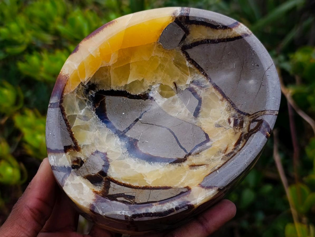 Polished Septerye Bowls x 2 From Mahajanga, Madagascar - Toprock Gemstones and Minerals 