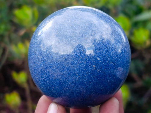 Polished Lazulite Spheres x 3 From Madagascar - Toprock Gemstones and Minerals 