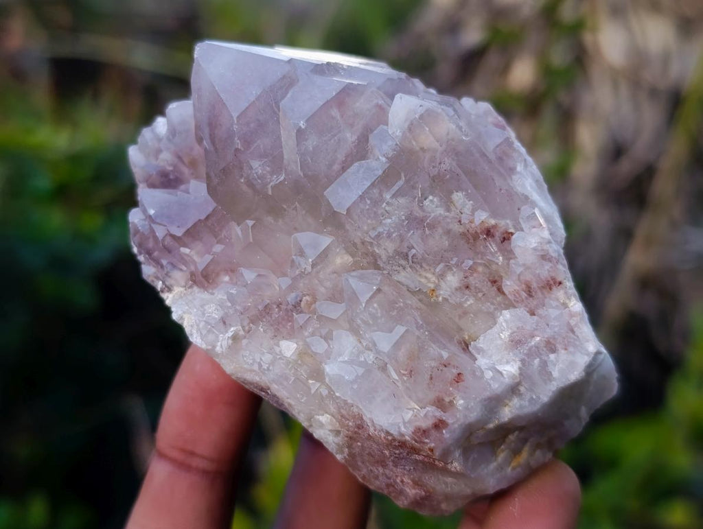 Natural Red Hematoid Quartz Crystal Clusters x 12 From Karoi, Zimbabwe - Toprock Gemstones and Minerals 