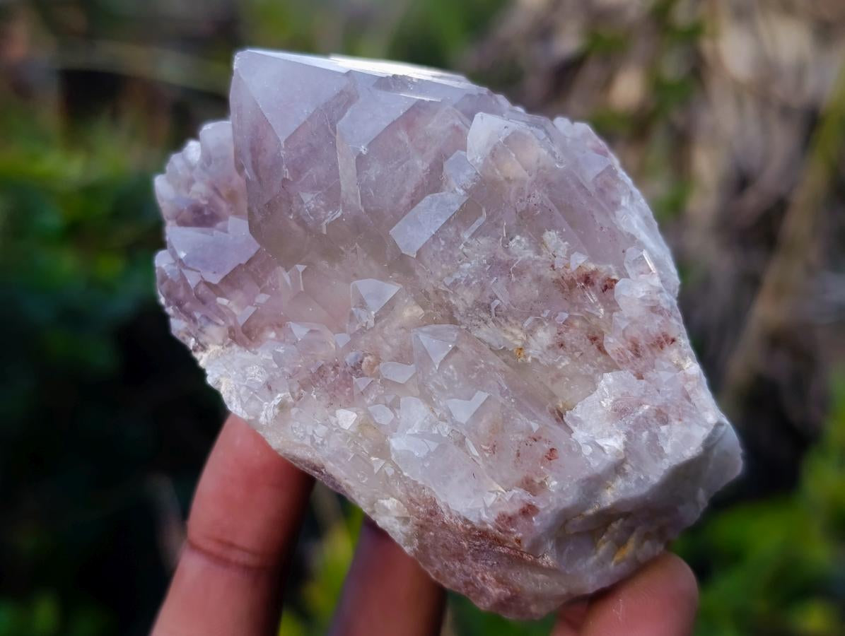 Natural Red Hematoid Quartz Crystal Clusters x 12 From Karoi, Zimbabwe - Toprock Gemstones and Minerals 