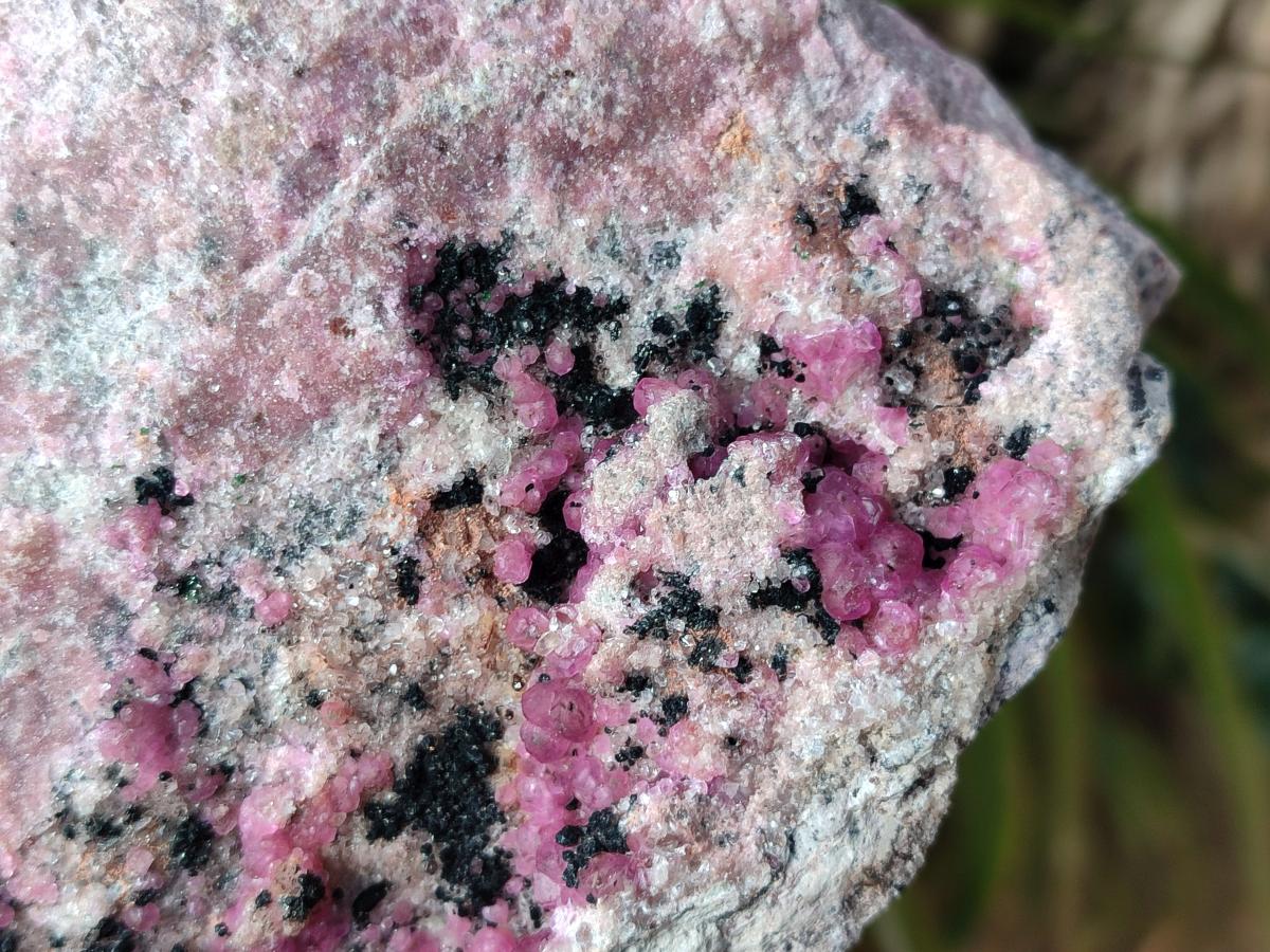 Natural Large Cabinet Size Spherocobaltite Specimen with Heterogenite x 1 From Musonoi Mine, Congo - Toprock Gemstones and Minerals 