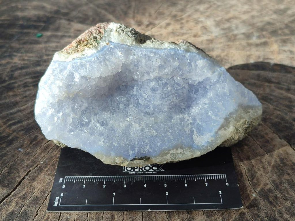 Natural Blue Lace Agate Geode Specimens x 12 From Nsanje, Malawi - Toprock Gemstones and Minerals 