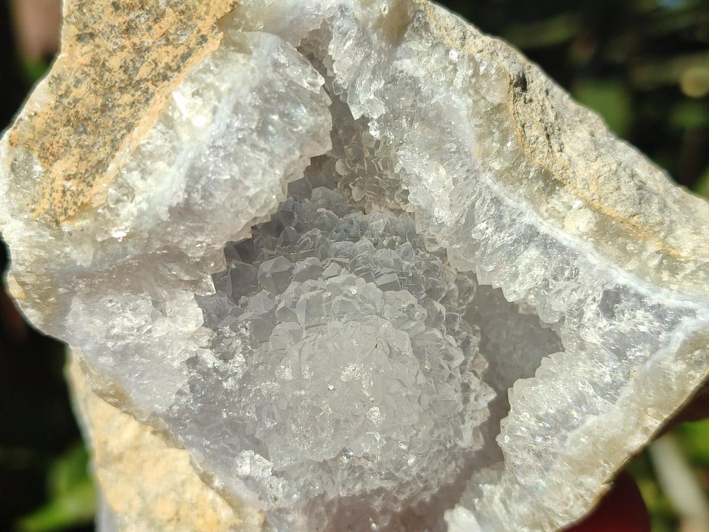 Natural Blue Lace Agate Geode Specimens x 12 From Nsanje, Malawi - Toprock Gemstones and Minerals 