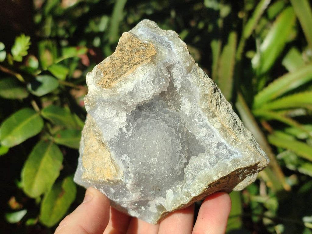 Natural Blue Lace Agate Geode Specimens x 12 From Nsanje, Malawi - Toprock Gemstones and Minerals 