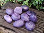 Polished Lepidolite Free Forms x 12 From Zimbabwe - Toprock Gemstones and Minerals 
