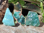 Polished One Side Mtorolite Chrysoprase Slices x 24 From Mutorashanga, Zimbabwe - Toprock Gemstones and Minerals 