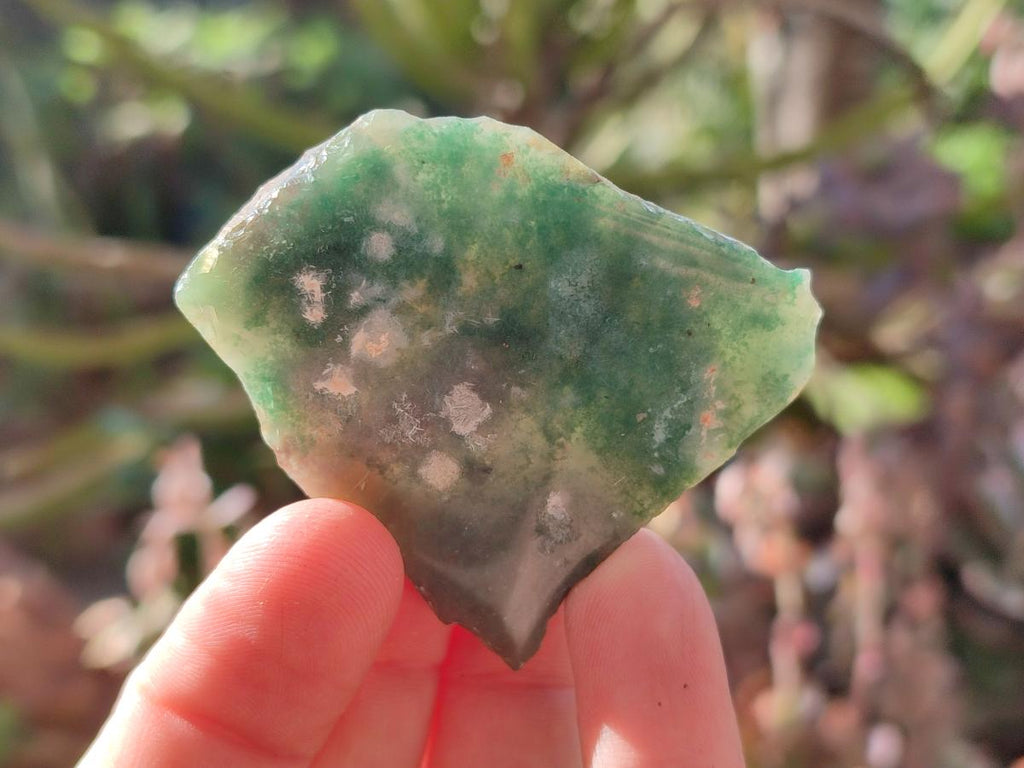 Polished One Side Mtorolite Chrysoprase Slices x 24 From Mutorashanga, Zimbabwe - Toprock Gemstones and Minerals 