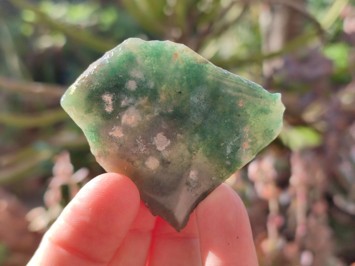 Polished One Side Mtorolite Chrysoprase Slices x 24 From Mutorashanga, Zimbabwe - Toprock Gemstones and Minerals 
