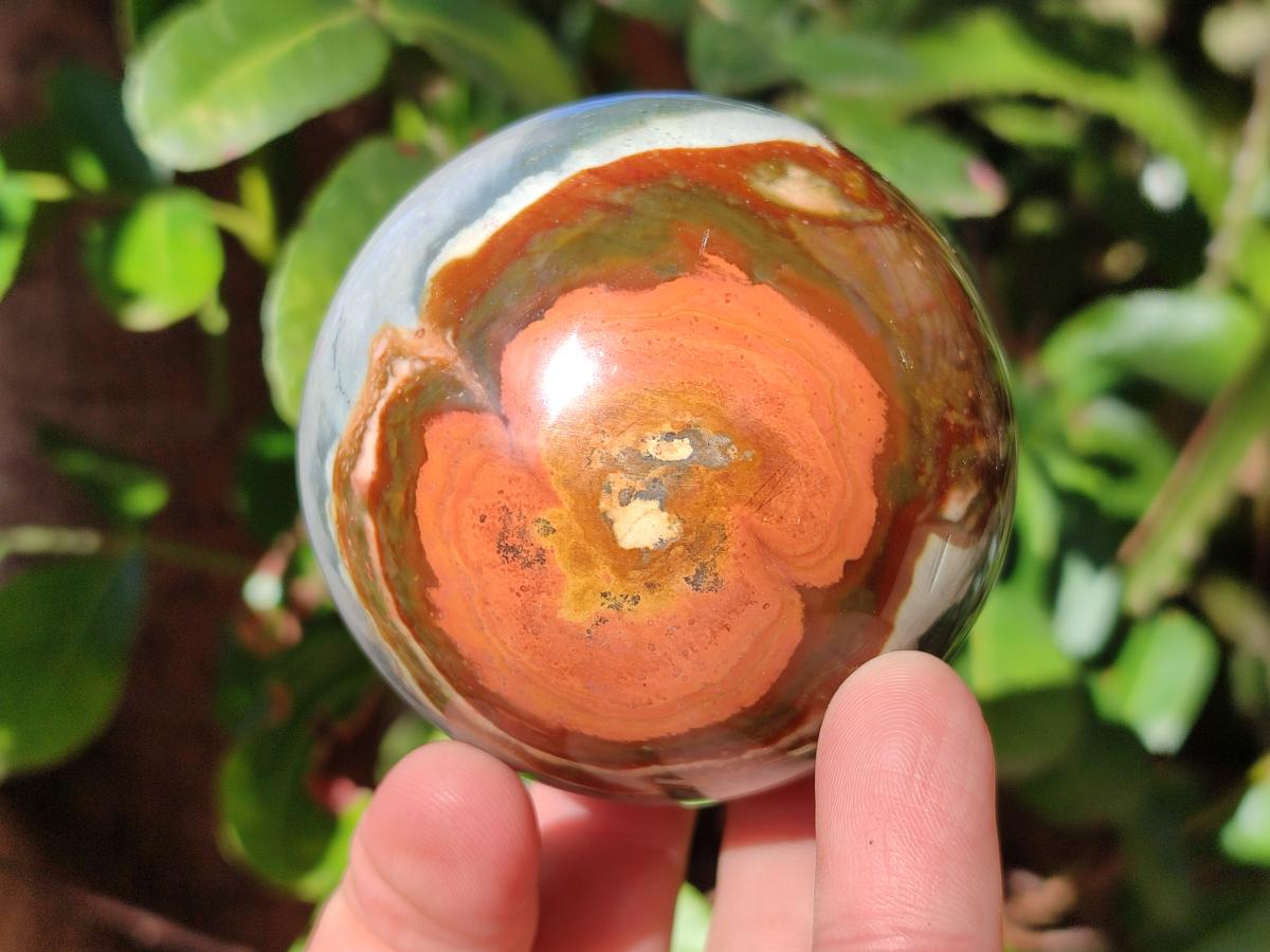 Polished Polychrome Jasper Spheres x 4 From Androka, Madagascar - Toprock Gemstones and Minerals 