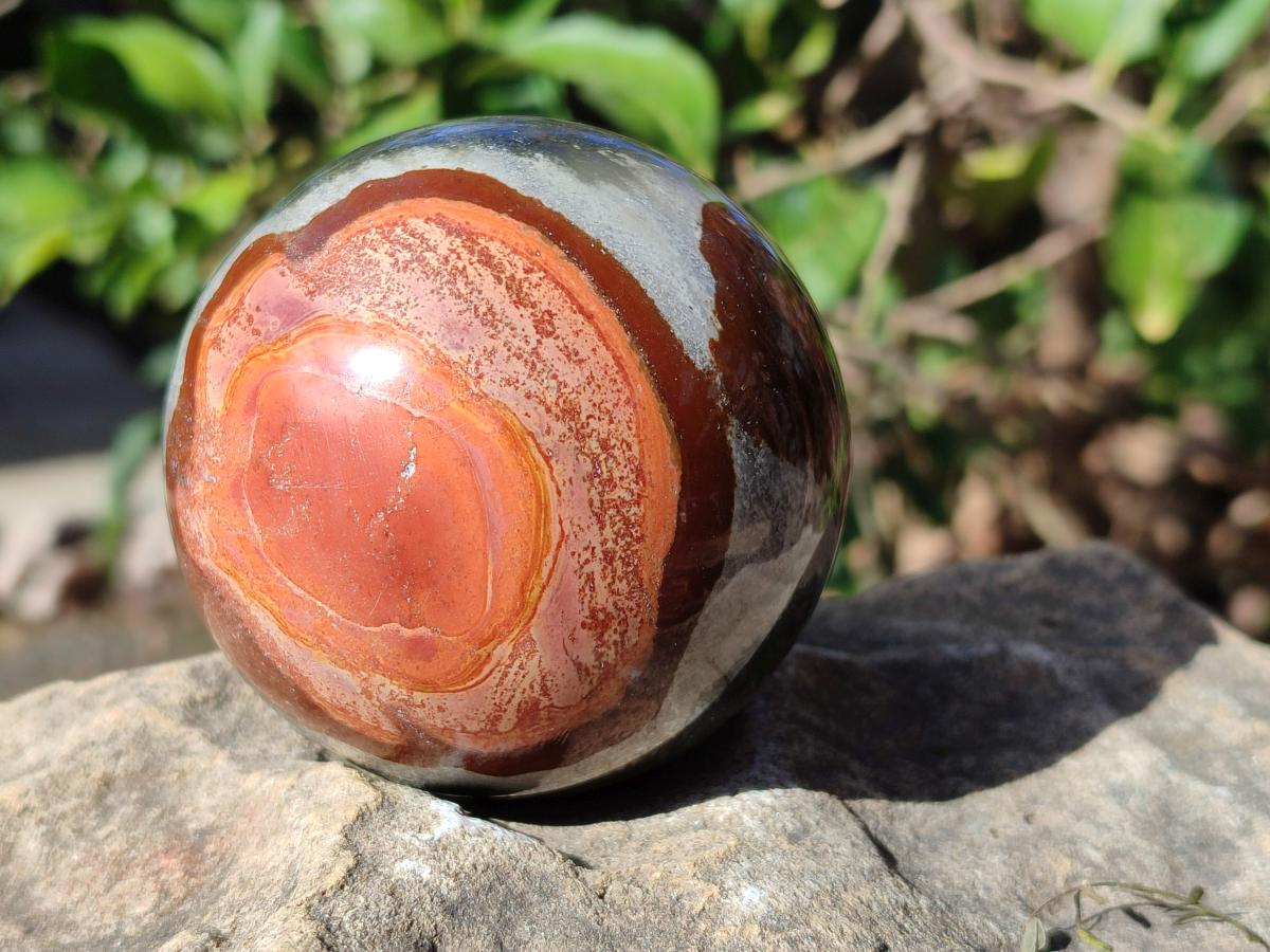 Polished Polychrome Jasper Spheres x 4 From Androka, Madagascar - Toprock Gemstones and Minerals 