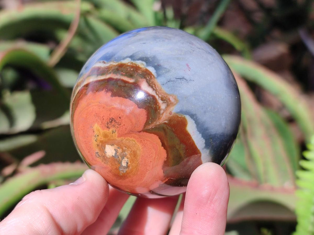 Polished Polychrome Jasper Spheres x 4 From Androka, Madagascar - Toprock Gemstones and Minerals 