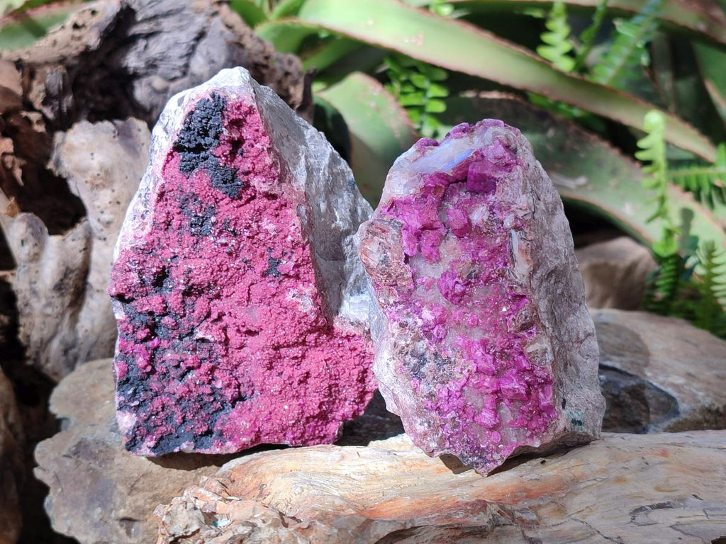 Natural Salrose Cobaltoan Dolomite Specimens x 3 From Kakanda, Congo - Toprock Gemstones and Minerals 