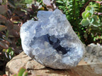 Natural Blue Celestite Specimens x 2 From Sakoany, Madagascar - Toprock Gemstones and Minerals 