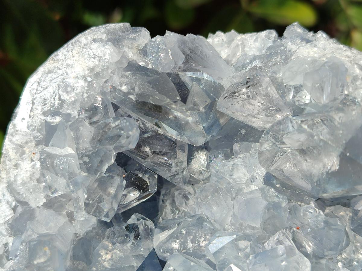 Natural Blue Celestite Specimens x 2 From Sakoany, Madagascar - Toprock Gemstones and Minerals 