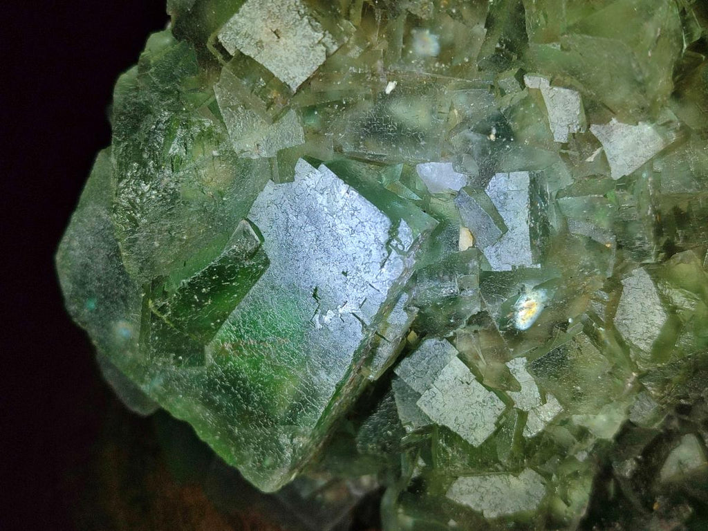 Natural Large Dark Green Cubic Fluorite Specimen x 1 From Okorusu Mine, Namibia - Toprock Gemstones and Minerals 
