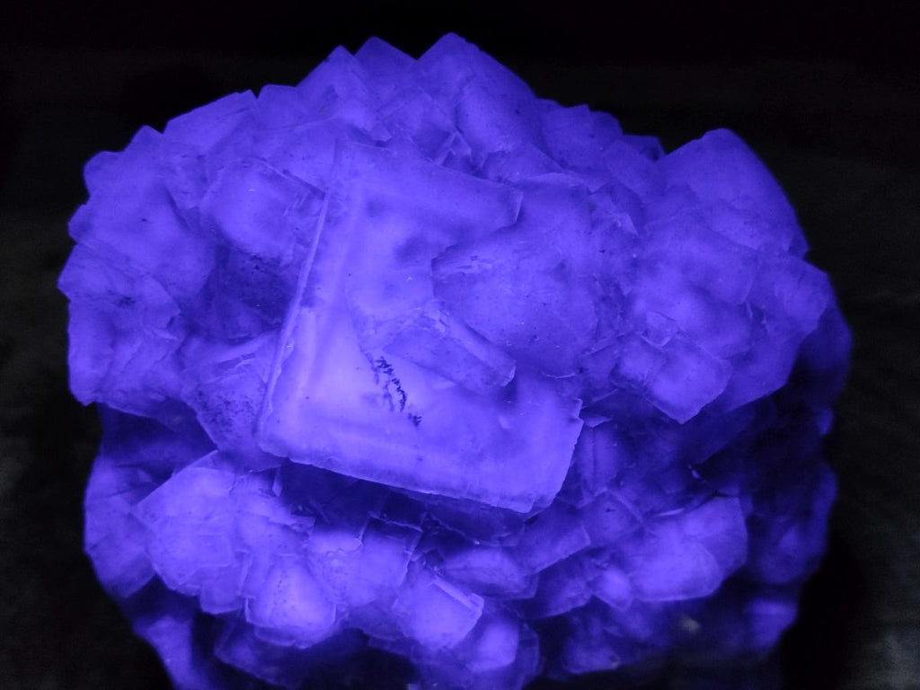 Natural Large Dark Green Cubic Fluorite Specimen x 1 From Okorusu Mine, Namibia - Toprock Gemstones and Minerals 