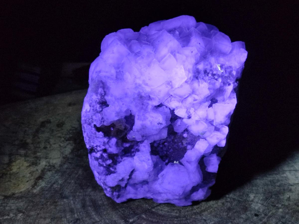Natural Large Dark Green Cubic Fluorite Specimen x 1 From Okorusu Mine, Namibia - Toprock Gemstones and Minerals 