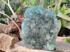 Natural Large Dark Green Cubic Fluorite Specimen x 1 From Okorusu Mine, Namibia - Toprock Gemstones and Minerals 