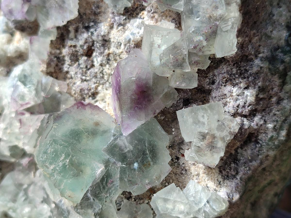 Natural Large Dark Green Cubic Fluorite Specimen x 1 From Okorusu Mine, Namibia - Toprock Gemstones and Minerals 