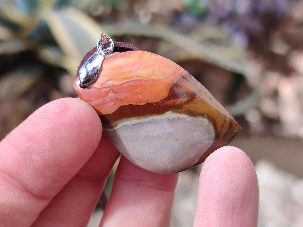 Hand Made Mix of Polychrome Jasper and Smokey Quartz Necklaces x 12 From Madagascar - Toprock Gemstones and Minerals 