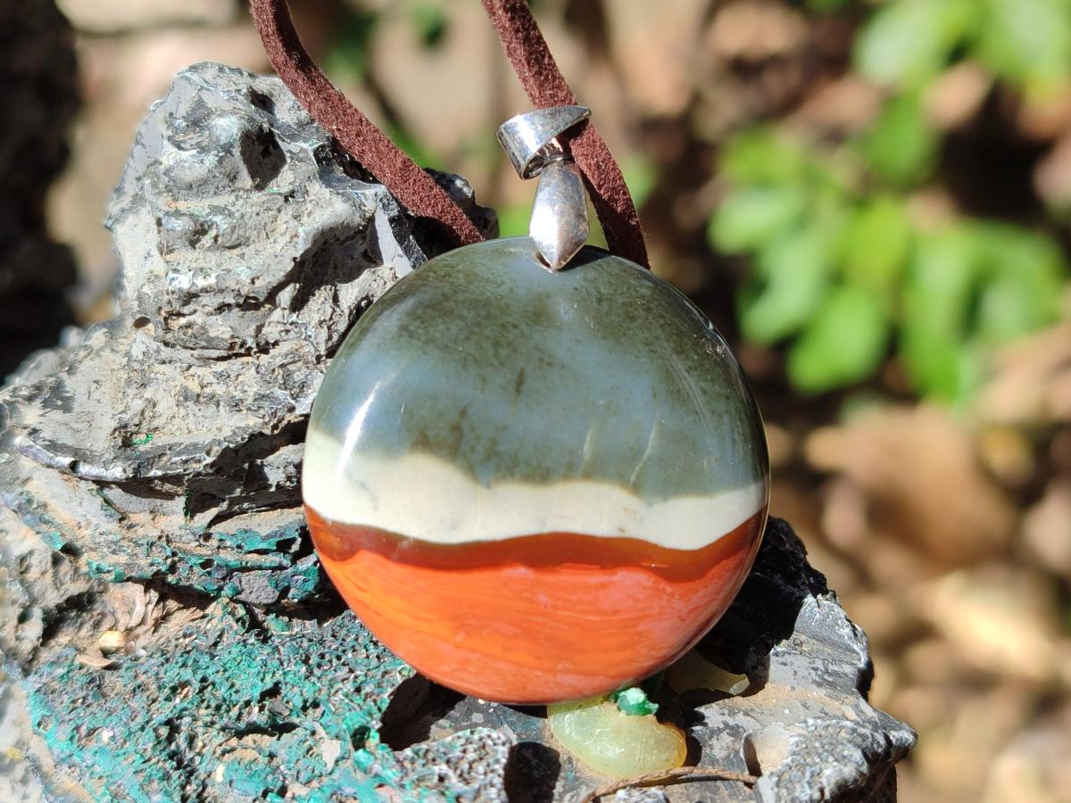 Hand Made Mix of Polychrome Jasper and Smokey Quartz Necklaces x 12 From Madagascar - Toprock Gemstones and Minerals 