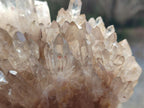 Natural Cabinet Size Pale Citrine Quartz Clusters x 2 From Luena, Congo - Toprock Gemstones and Minerals 