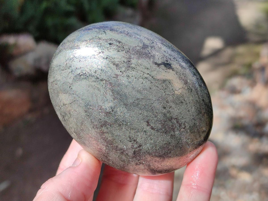 Polished Large Basalt Pharaoh Stone Galets x 3 From Iron Duke Mine, Zimbabwe - Toprock Gemstones and Minerals 