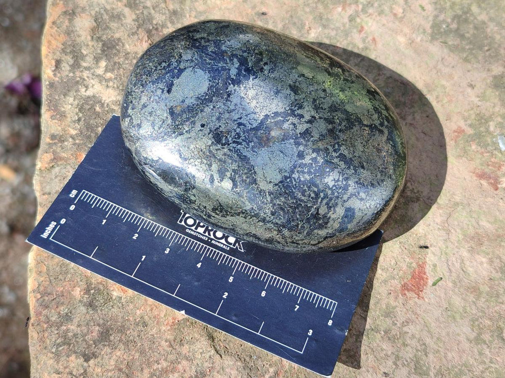 Polished Large Basalt Pharaoh Stone Galets x 3 From Iron Duke Mine, Zimbabwe - Toprock Gemstones and Minerals 