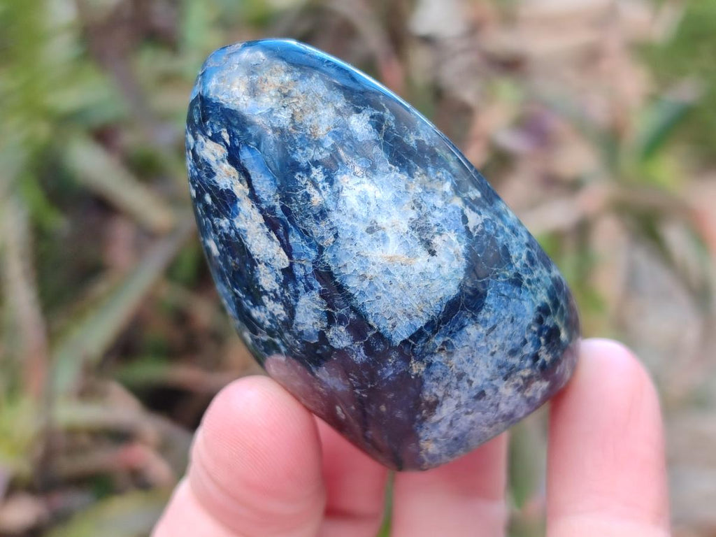 Polished Dumortierite Standing Display Pieces x 12 From Madagascar - Toprock Gemstones and Minerals 