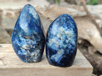 Polished Dumortierite Standing Display Pieces x 12 From Madagascar - Toprock Gemstones and Minerals 