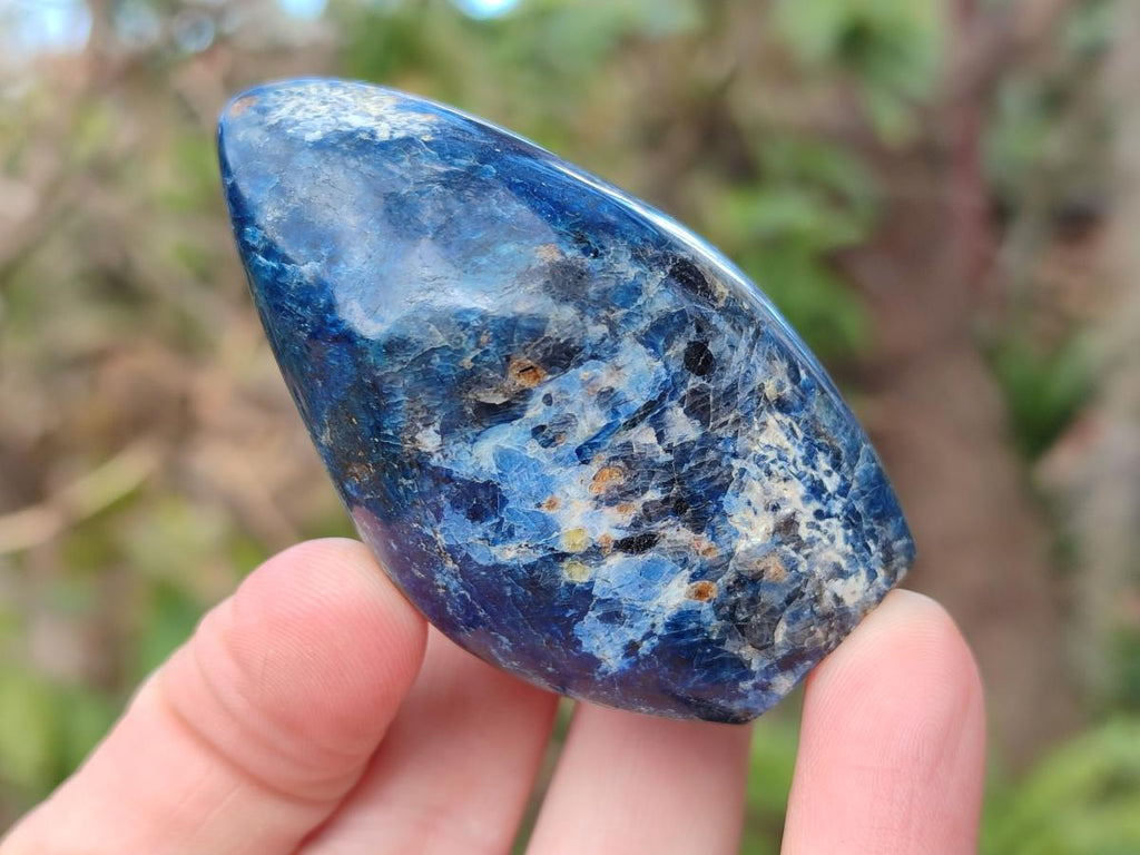 Polished Dumortierite Standing Display Pieces x 12 From Madagascar - Toprock Gemstones and Minerals 