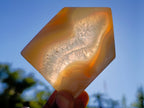 Polished Banded Agate House Shaped Slices x 12 From Madagascar - Toprock Gemstones and Minerals 