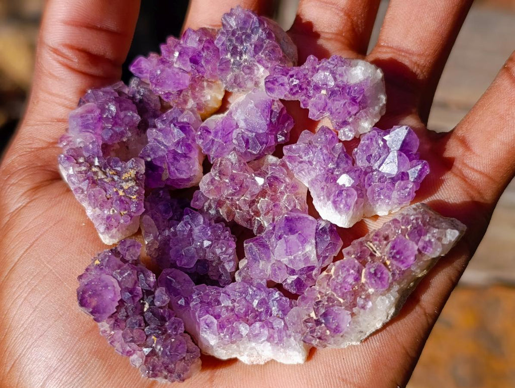 Natural Spirit Amethyst Clusters x 87 From Boekenhouthoek, South Africa - Toprock Gemstones and Minerals 