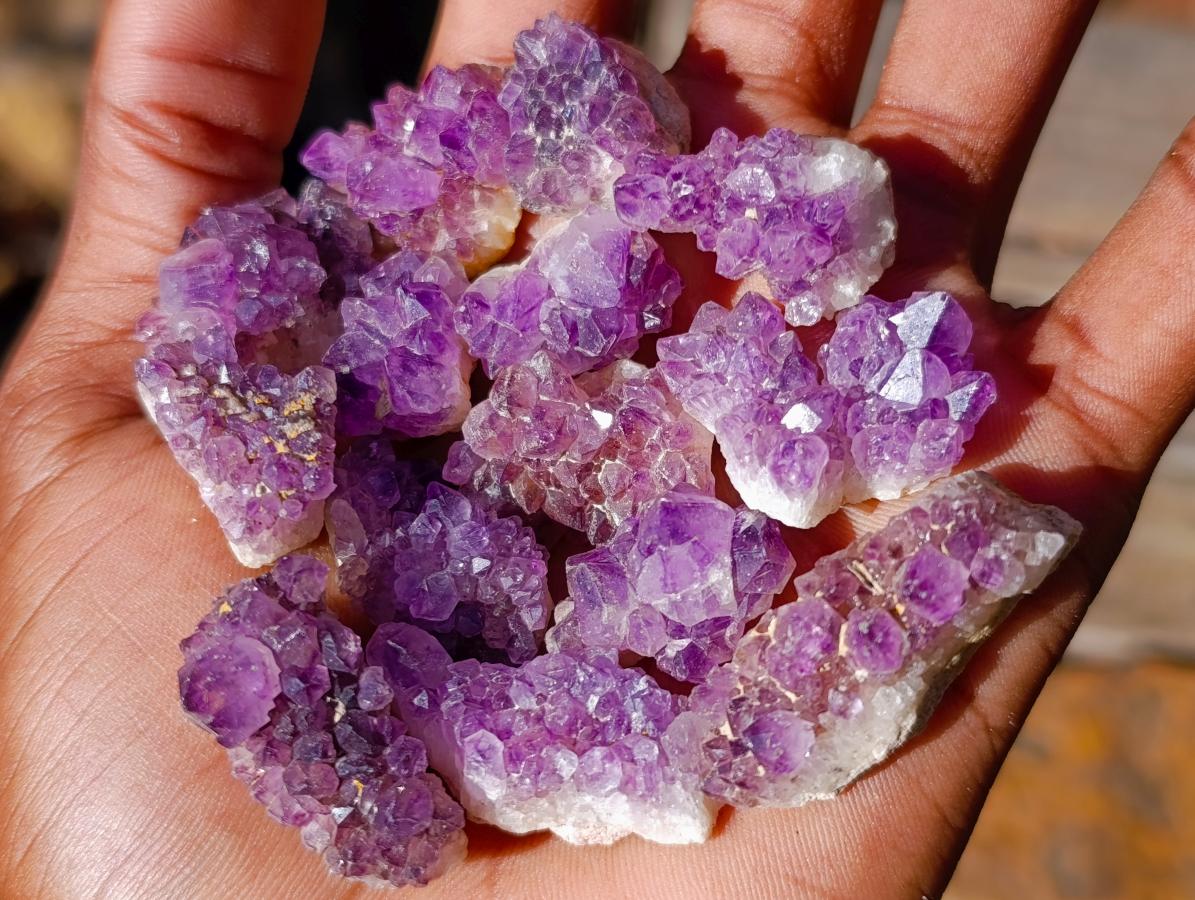 Natural Spirit Amethyst Clusters x 87 From Boekenhouthoek, South Africa - Toprock Gemstones and Minerals 