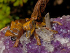 Hand Made Mixed Mineral Wire Wrap Trees x 2 From South Africa - Toprock Gemstones and Minerals 