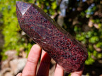 Polished Garnet Display Crystals x 2 From Mahajanga, Madagascar - Toprock Gemstones and Minerals 