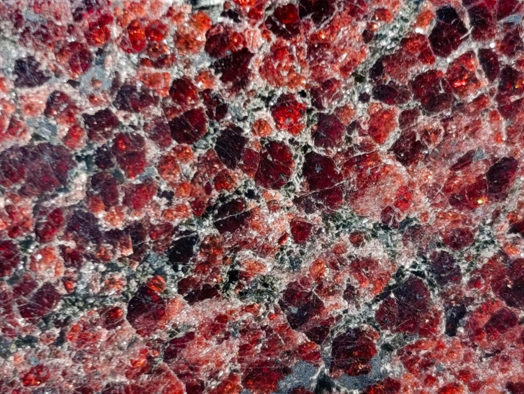 Polished Garnet Display Crystals x 2 From Mahajanga, Madagascar - Toprock Gemstones and Minerals 