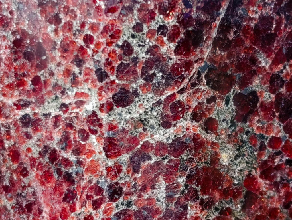 Polished Garnet Display Crystals x 2 From Mahajanga, Madagascar - Toprock Gemstones and Minerals 